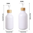 thumbnail image 2 of 300ML Pump Bottle Dispenser, Shampoo Bottles with Pump, Refillable Plastic Soap Dispenser Pump Bottle for Lotion, Massage Oil, Shampoo, 2 of 9