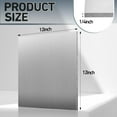 thumbnail image 2 of 2 Pcs 12 x 12 x 1/4 Inches 6061 Aluminum Sheet Metal with Protective Film Flat Plain Aluminum Plate Heavy Duty Metal Sheets for Crafting Aluminum Square Metal Panel for, 2 of 7