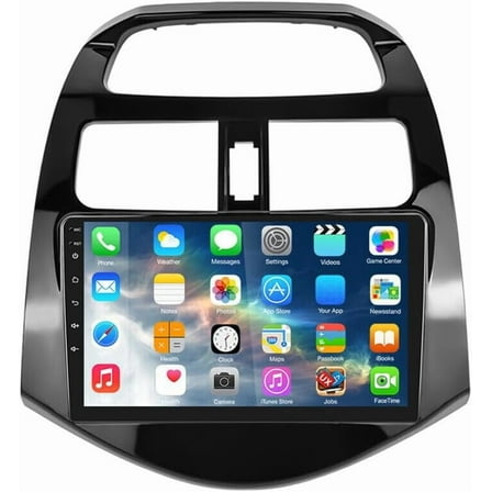 9 inch Car Radio Stereo 2 32G Radio for Chevrolet Spark 2011-2015 Double Din Touchscreen Car Radio Receiver,Built-in WiFi GPS Navigation Bluetooth AHD Backup Camera