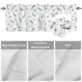 thumbnail image 6 of Farmhouse Eucalyptus Leaves Valances for Windows,Rod Pocket Valance for Kitchen Bedroom Bathroom Living Room, Summer Leaves Plant Window Valance Curtain Farmhouse Home Decor Short Curtains 42x12in, 6 of 9