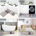 thumbnail image 5 of Winter Snowman Bird Tree Snow Kitchen Rug and Mat Set of 2 Anti Fatigue Non Slip Washable Runner Rugs Floor Mats for Christmas X-mas Holiday Kitchen Laundry Room Home Decor, 5 of 6