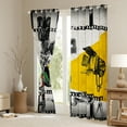 thumbnail image 3 of Manfei Cinema Blackout Curtains,Movie Time Curtains Pack of 2 (38x45 Each),Ancient Filmstrip Window Curtains For Child,Breathable Home Decor, 3 of 6