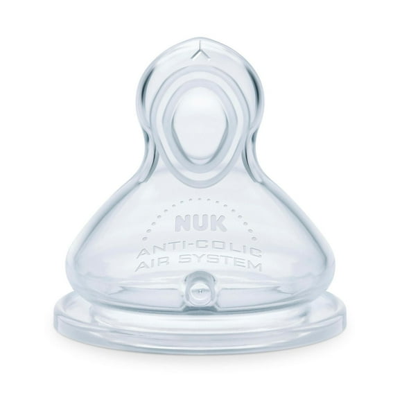 NUK Tétines Anti-Coliques à Débit Régulier, Taille 2 (6+ Mois)