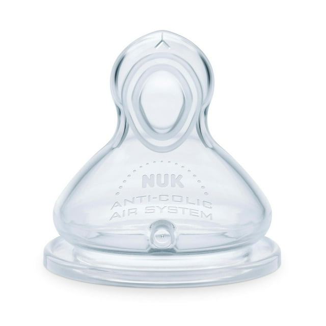 NUK Smooth Flow Anti-Colic Nipples, Size 2 (6+ Months)