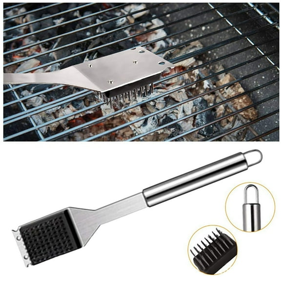 Grill Brush for Outdoor Barbecue Cleaning Durable Wire BBQ Grill Brush for Stainless Steel Grates Ideal Grilling Accessory