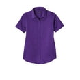 thumbnail image 3 of Port Authority Women's Short Sleeve SuperPro React Twill Shirt - LW809, 3 of 4