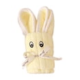 thumbnail image 2 of MZCPSYHA Corals Fleece Small Towel Squares Handkerchief Cute Rabbits Shaped Souvenir Gift Towel, 2 of 3