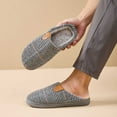 thumbnail image 2 of Gaexia Fuzzy Slippers Women,Memory Foam Slippers for With Sole Comfortable Indoor Outdoor Slide Shoes,Outdoor Slippers, 2 of 7