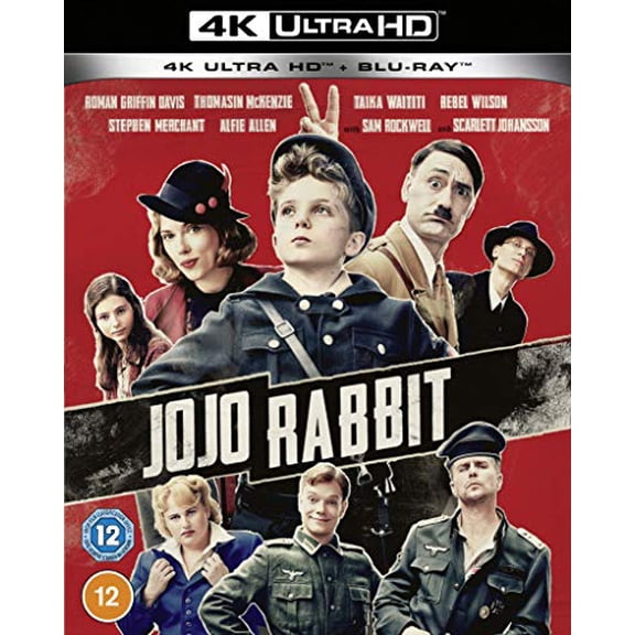 Jojo Rabbit UHD (4K Ultra HD) Alfie Allen Sam Rockwell Rebel Wilson Archie Yates Taika Waititi