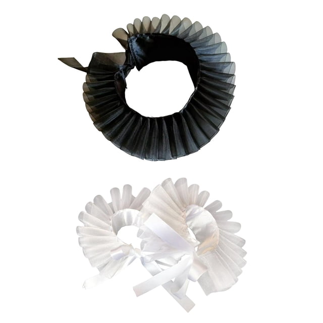 Cuello Con Decoración Del Cuello Muñequeras Cosplay BLESIY cuello volante