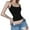 Black #01, variant on Nmnitkp Tank Tops Casual Women's Basic Double Lined Scoop Neck Tank Tops Adjustable Cami Tank Summer Sleeveless Tops