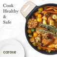 thumbnail image 3 of Olla de Cocina CAROTE Antiadherente de 6 Cuartos con Tapa, 3 of 7