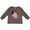 Charcoal Grey, variant on Inktastic 4th Birthday Cowgirl 4 Year Old Girls Long Sleeve Toddler T-Shirt