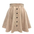 thumbnail image 5 of EDFBUYKRS Female Skirts Maxi Skirts for Women Fall 2026 2023 Women's Solid Corduroy Autumn Winter Skirt Fashion Button High Waist Umbrella Skirt for Women, 5 of 5