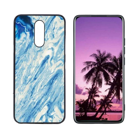 Blue-Marble-s-Men-35 Phone Case, Degined for LG K40 Case Men Women, Flexible Silicone Shockproof Case for LG K40