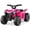 Hot Pink, variant on Best Choice Products 6V Kids Ride-On 4-Wheeler Quad ATV Car w/ 1.8mph Max Speed, Treaded Tires - Black