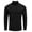 Black, variant on COOFANDY Men's Slim Fit Turtleneck Sweater - Solid Casual Knitted Twisted Pullover