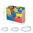 thumbnail image 5 of Delta Children TB84752GN Organisateur de Jouets Multicolore de Luxe avec Bacs de Rangement, 5 of 5