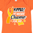 thumbnail image 4 of Inktastic Chilhood Cancer Awareness Yippee No More Chemo for Me Boys or Girls Baby Bodysuit, 4 of 5