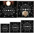 thumbnail image 2 of Square Flannelette Tarot Cloth Board Game Pad Astrological Oracles Pad Table Card Mat Divinations Tablecloth, 2 of 8