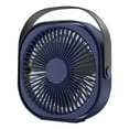 thumbnail image 1 of 6inch Portable USB Recharging 3 Speeds Desktop Mini Cooling Fan for Home Office, 1 of 10