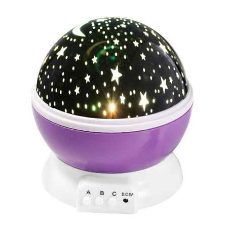 Electronic Auto Shut Off Timers - Constellation Night Light Star Sky with LED Timer Auto-Shut Off, 360 Degree Rotation Colorful Moon Night Lamp Gift for Baby Kid Children Bedroom Nursery