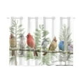 thumbnail image 1 of BSDHOME Rideau de Fenêtre cardinal Rideau de Cuisine 26x39 Pouces (Deux Pièces), 1 of 3