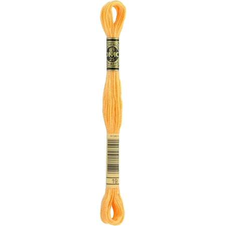 UPC: 0077540928101 | Medium Light Autumn Gold – DMC 6-Strand Embroidery Cotton 8.7yd (12/pack)