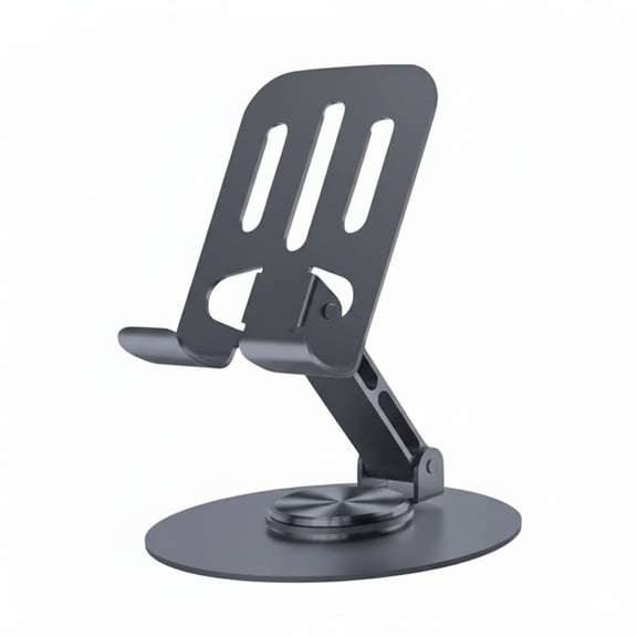 Entronix Adjustable Phone Stand, Non-Slip Portable Desk Holder Compatible with Smartphones and Small Tablets