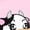 AD-Pink, variant on Moo Says the Cow Toddler Hoodie