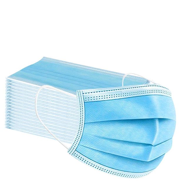 Tal 50 máscaras faciales desechables liwang color naranja