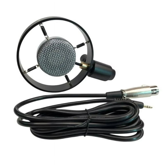Vintage Retro Microphone Classical Microphone Model Stage Photography Props Condenser Microphone for Recording Video