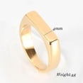 thumbnail image 4 of Anillo de Acero inoxidable Yashi 6 de oro, 4 of 5