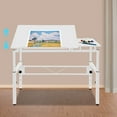 thumbnail image 3 of 47.24*23.62in Floorstanding Adjustable Craft Table Drawing Table Drafting Table Art Desk Artist Drawing Desk, 3 of 20