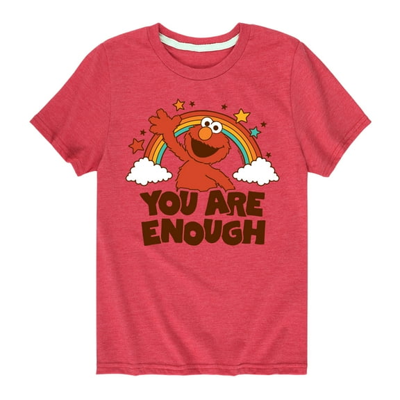 Sesame Street - You Are Enough Elmo - Toddler and Youth Short Sleeve Graphic T-Shirt