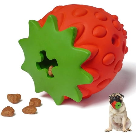 Dog Puzzle Toys Rubber Dog Chew Toys Treat Food Dispensing Toys For