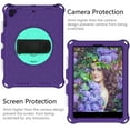 thumbnail image 6 of iPad 9.7 2018/2017 Case with Screen Protector, Dteck iPad 6th Gen / iPad 5th Gen / iPad Air 9.7 / iPad Pro 9.7 Case, Heavy Duty Shockproof Case with 360 Rotating Kickstand Shoulder Strap, Purple+Mint, 6 of 7