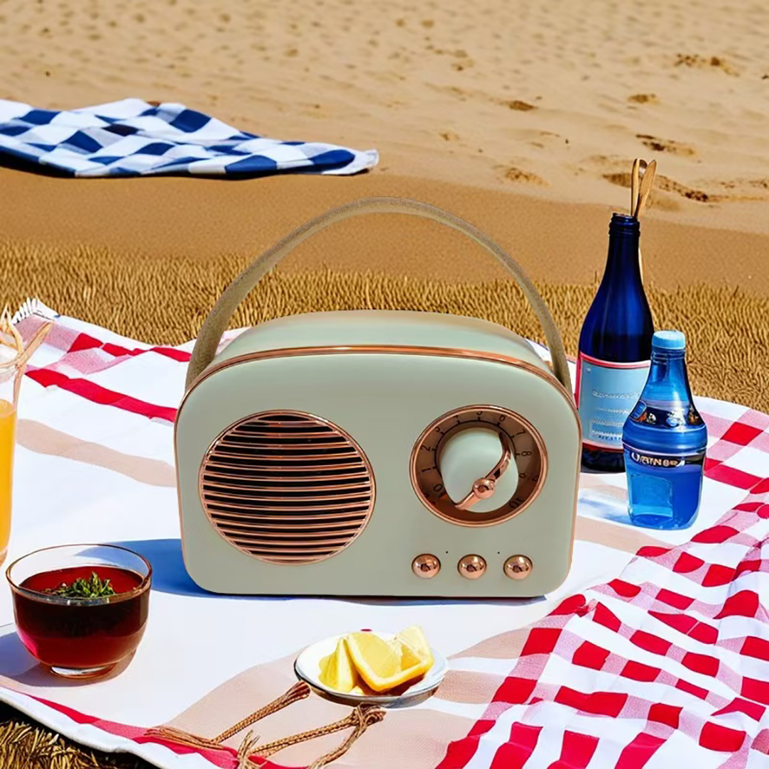 Retro T20 Bluetooth Speaker: TWS Stereo, 8H Battery, FM Radio, 5W HD Sound & Multi-Color – Vintage Style for Home/Outdoor