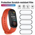 thumbnail image 2 of 5 uds Protector de pantalla película protectora transparente antiarañazos fácil instalación accesorio de banda inteligente para Mi Band 6, 2 of 4