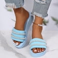 thumbnail image 3 of Women's Summer Fashion Sandals Pearls Rhinestones Open Toe Slides Sandals Yoga Mat Comfort Platform Slippers Shoes, 3 of 4