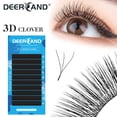 thumbnail image 1 of Las Pestañas En Forma De W DEERCAND 3D Amplían Los Rizos De Visón Con Naturales, 1 of 3