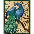 thumbnail image 3 of Brent, Paul 20x24 Black Modern Framed Museum Art Print Titled - Majestic Peacock II, 3 of 5