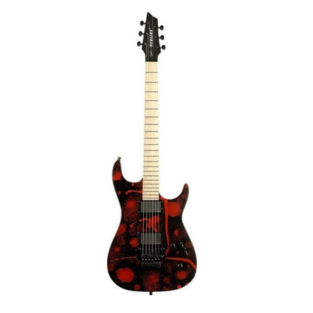 Godin 034376 Redline 3 Carnage SG MN Electric Guitar with Deluxe Gig Bag