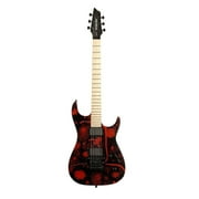 Godin 034376 Redline 3 Carnage SG MN Electric Guitar with Deluxe Gig Bag