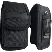 Black Heavy Duty Rugged Clip Case fits LG Classic Flip Phone