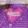 thumbnail image 4 of Taurus Gifts for Women - Taurus Zodiac Throw Blanket 50"x60", Ideal May Birthday Gift, Perfect Taurus Birthday Gift, Skin-Friendly Fleece with Original Design and Quotes, 4 of 6