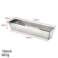 thumbnail image 2 of Stainless Steel Putty Trough Cement Trough Brick Tile Mud Trough Plastering Tool, 2 of 7