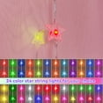 thumbnail image 3 of Dosel para Cama Obrecis Rosa para Niñas con 100 Luces LED de Estrellas de Hadas, 3 of 7