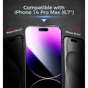 MAGIC JOHN 2 Pack Screen Protector for iPhone 14 Pro Max Tempered Glass HD Clear Screen Saver Shockproof Ease of Installation