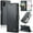 Black, variant on ETFAST Leather Phone Case Wallet With Card Holder Zipper For Samsung Galaxy Note10 Plus High Quality Leather Phone Case